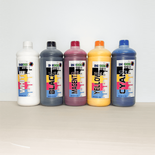DTF Ink - 5 Pack (CMYKW)