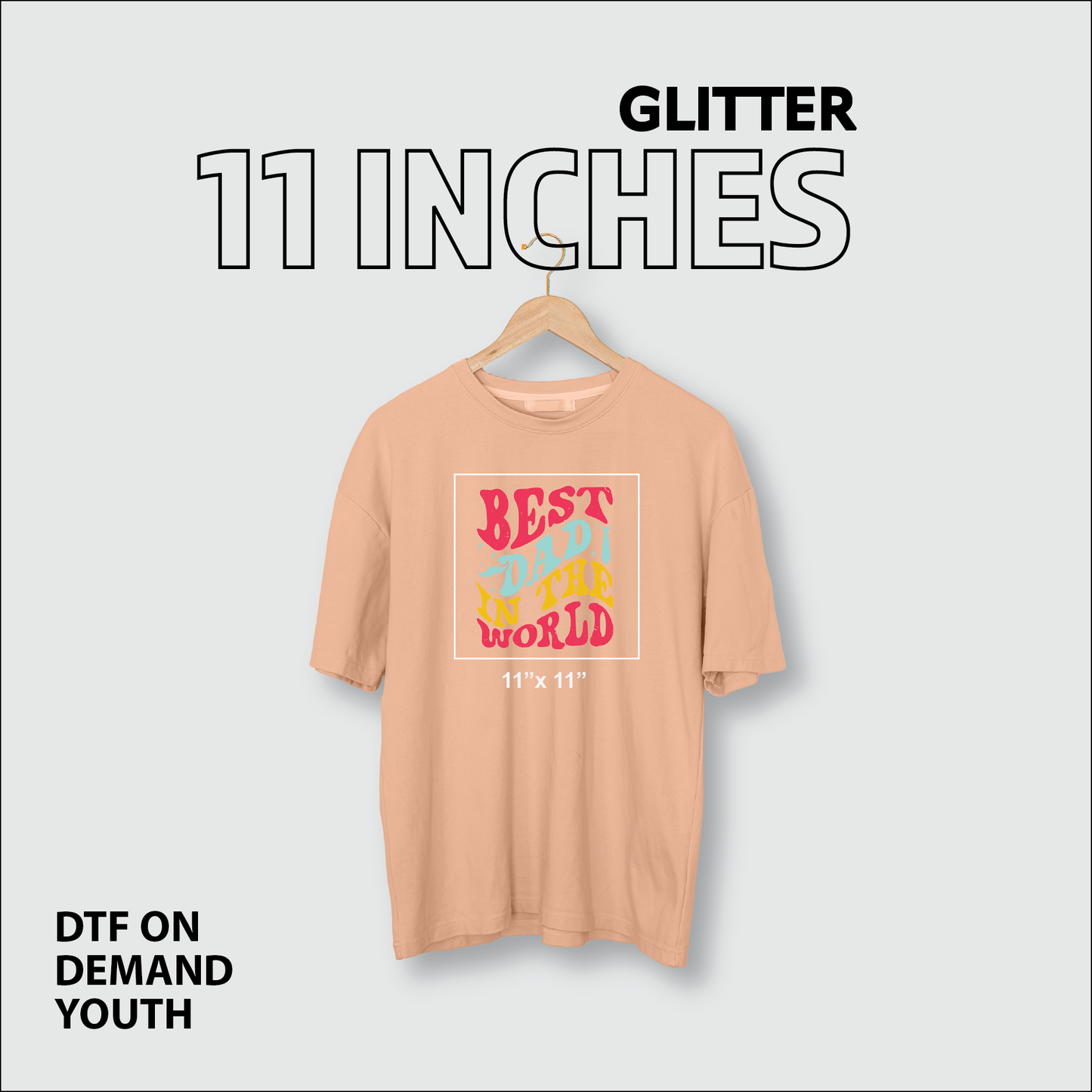 DTF on Demand Plus (11 Inches) - Glitter