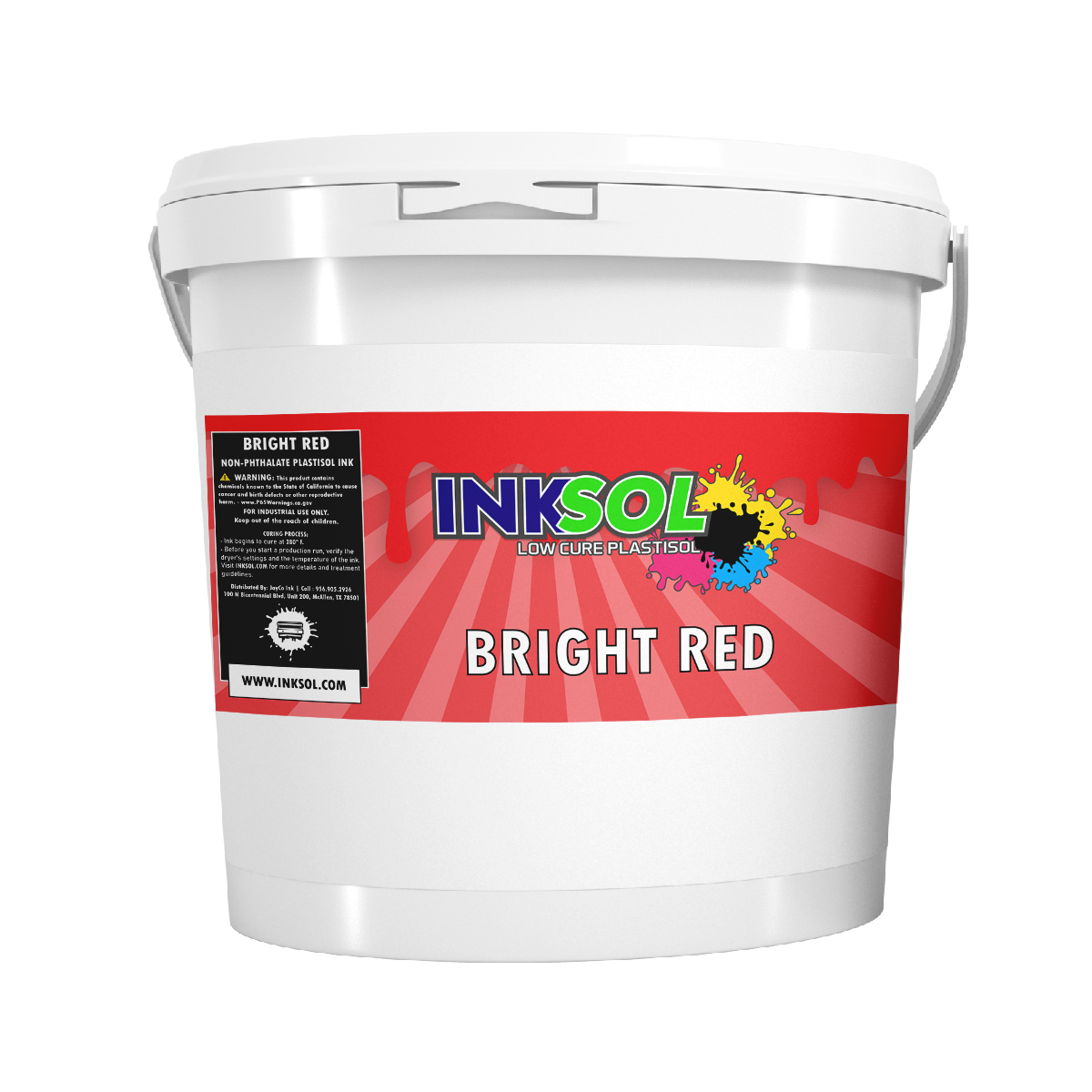 InkSol™ Low Cure Plastisol Bright Red