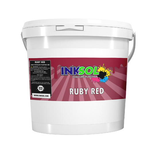 InkSol™ Low Cure Plastisol Ruby Red